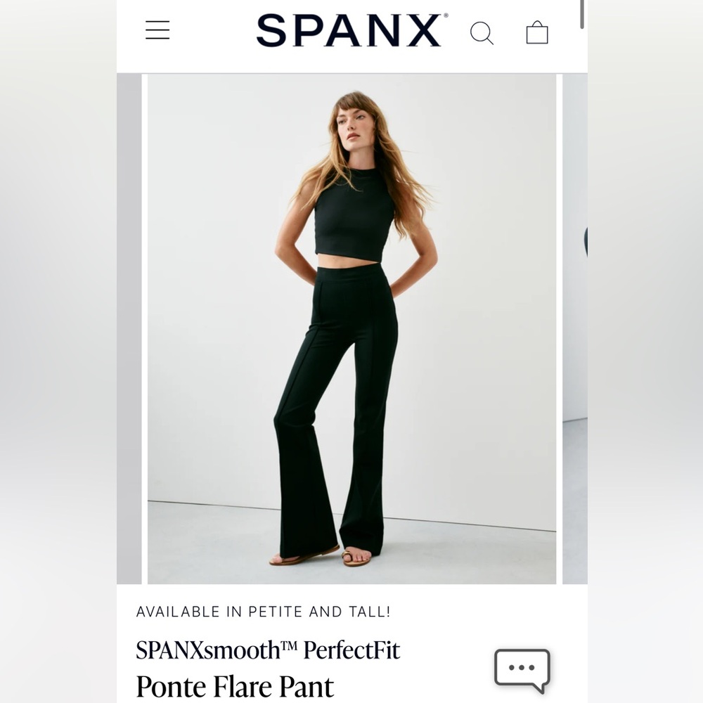 Spanks perfect pant, hi rise flare
